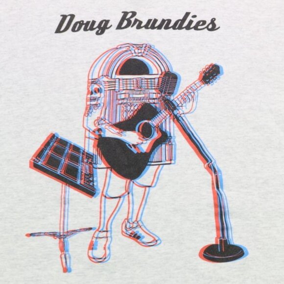 Doug Brundies Shirt Mens XL Short Sleeve Quad Cities IA Human Jukebox - Picture 2 of 5